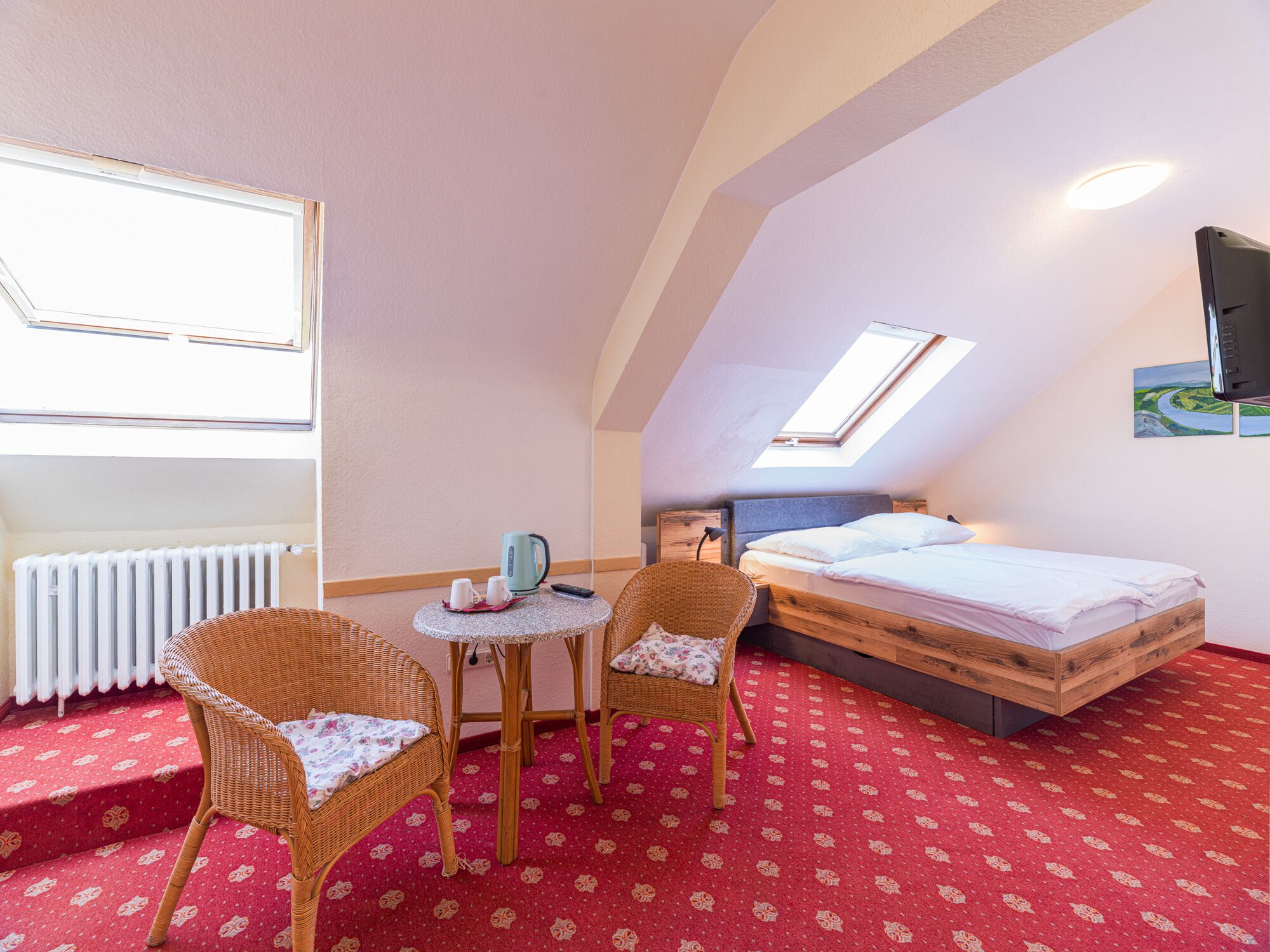 standard double room | 1 bedroom, in-room safe, blackout curtains, iron/ironing board