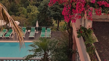 Vue depuis lâhĂ©bergement