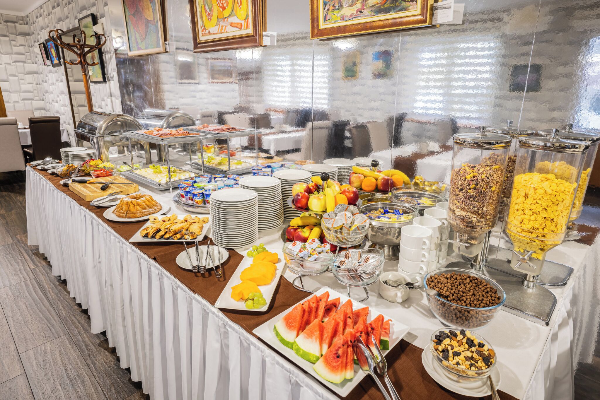 Petit déjeuner buffet compris tous les jours