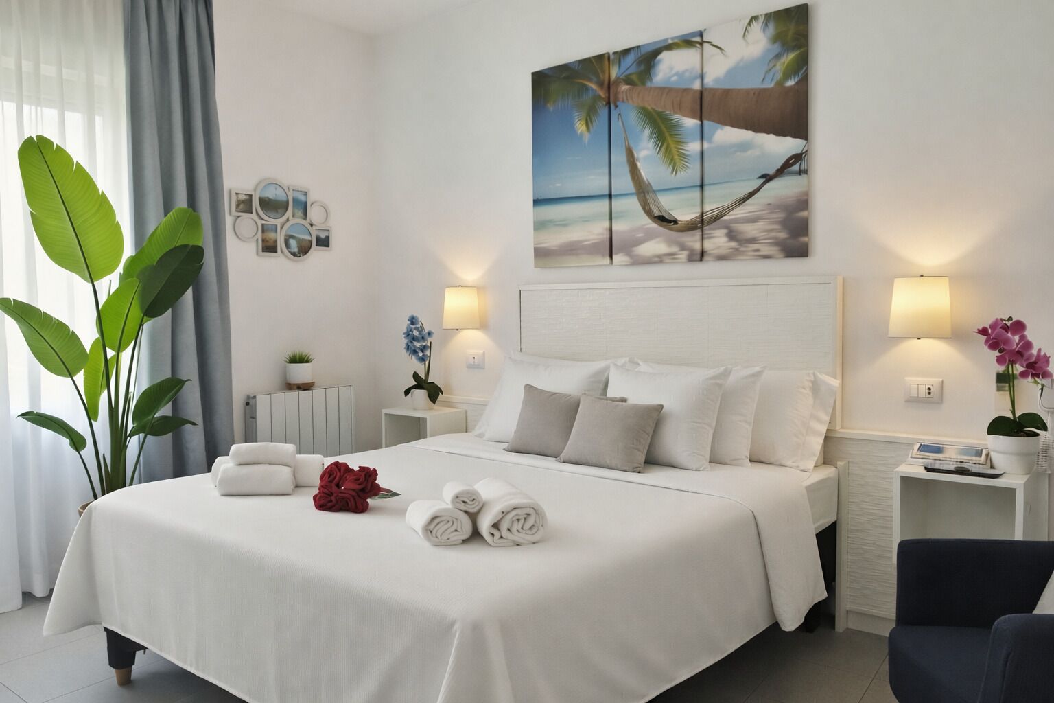 Chambre Double, 1 lit double ou 2 lits jumeaux, non-fumeur