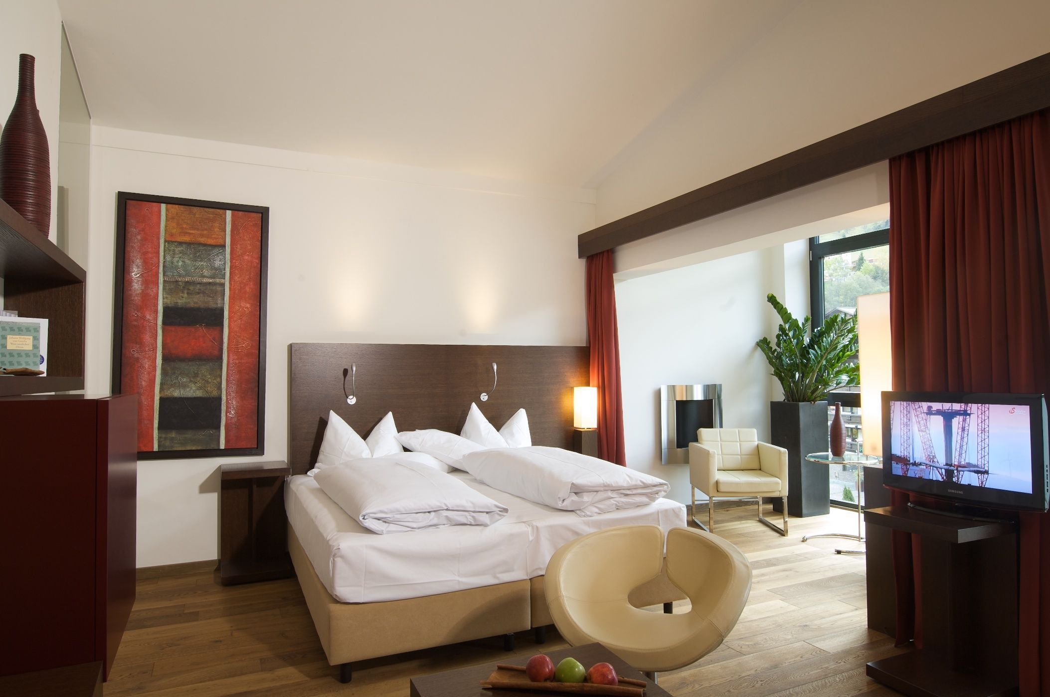 Junior-Suite, Balkon (Bernsteinstrasse) | Bettwäsche aus ägyptischer Baumwolle, hochwertige Bettwaren