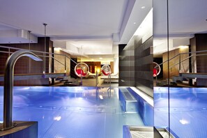 Couples treatment rooms, sauna, hot tub, steam room, hot springs - Alpen Karawanserai Time Design Hotel (Saalbach-Hinterglemm)