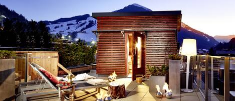 Behandlungsräume für Paare, Sauna, Whirlpool, Dampfbad