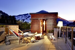 Behandlingsrom for par, badstue, boblebad og dampbad