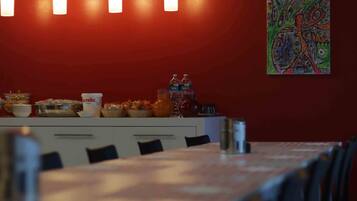 Daily buffet breakfast (EUR 5 per person)