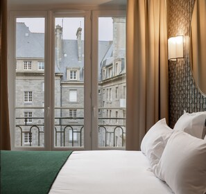 Vue sur la ville depuis l’hébergement