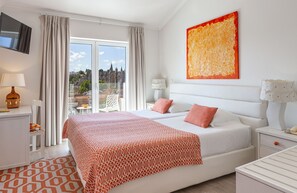 Panoramic Double or Twin Room, Balcony (Top Monastery View) | Minibar, individually decorated, desk, laptop workspace