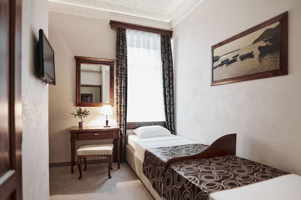 Habitación económica con 2 camas individuales | Vista desde la habitación