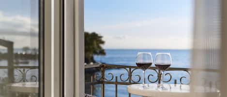 Chambre Double Supérieure, balcon, vue mer | Vue de la chambre