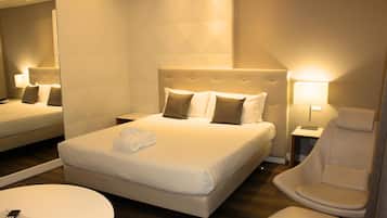 Minibar, in-room safe, desk, blackout drapes