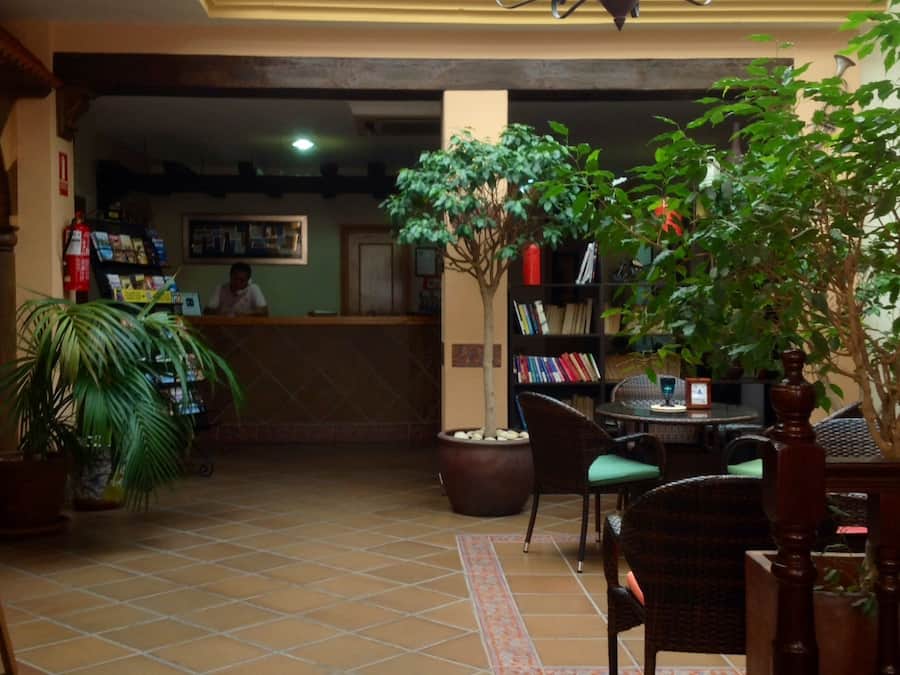 Sala de estar en el lobby