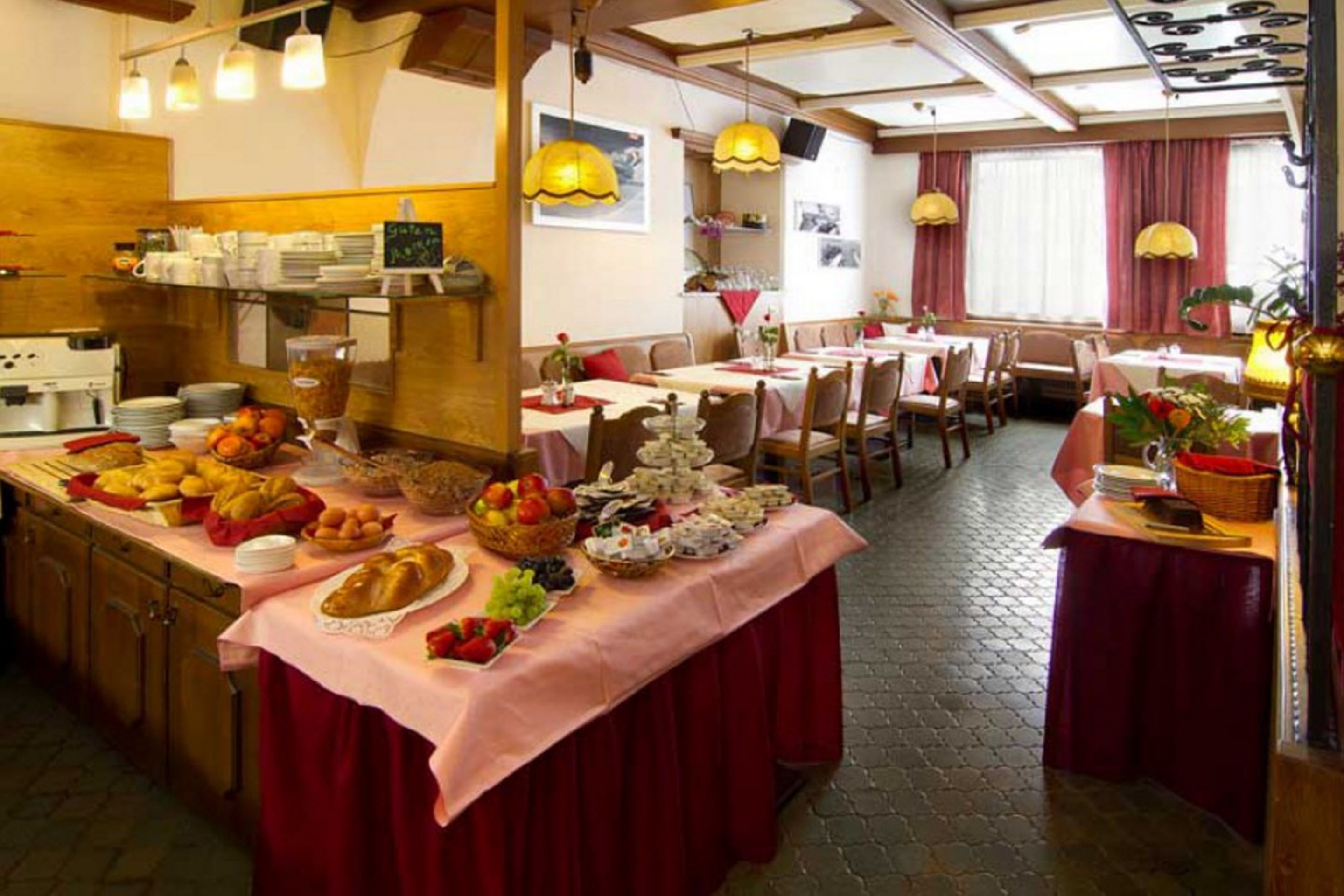 daily buffet breakfast (eur 10 per person)