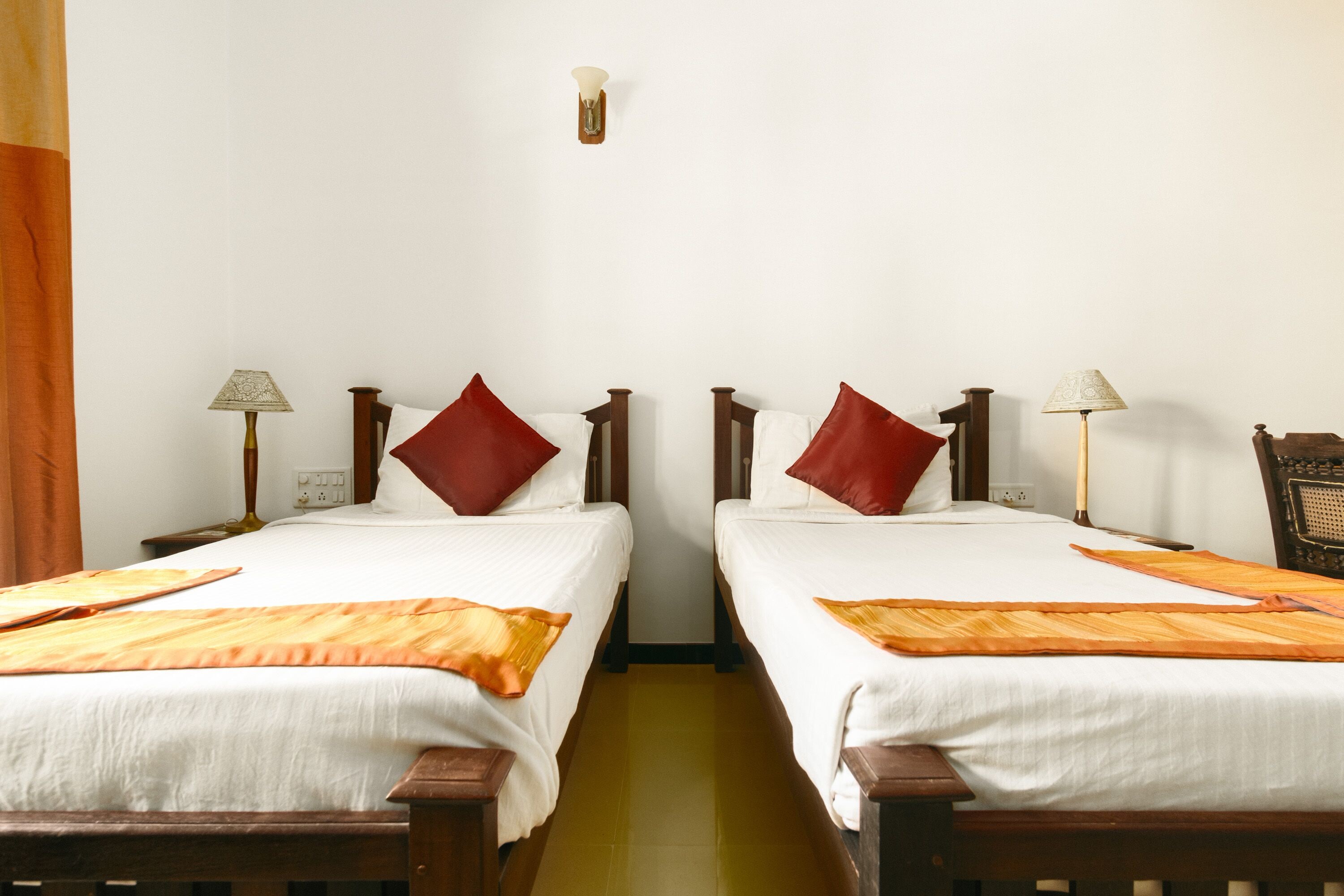 family twin room | in-room safe, blackout curtains, iron/ironing board, free wifi