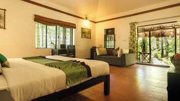 Signature-Ferienhaus, Klimaanlage | Hochwertige Bettwaren, Minibar, Zimmersafe, Schreibtisch