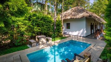 Luxury-Villa, 1 Schlafzimmer, Klimaanlage, Poolblick | Eigener Pool