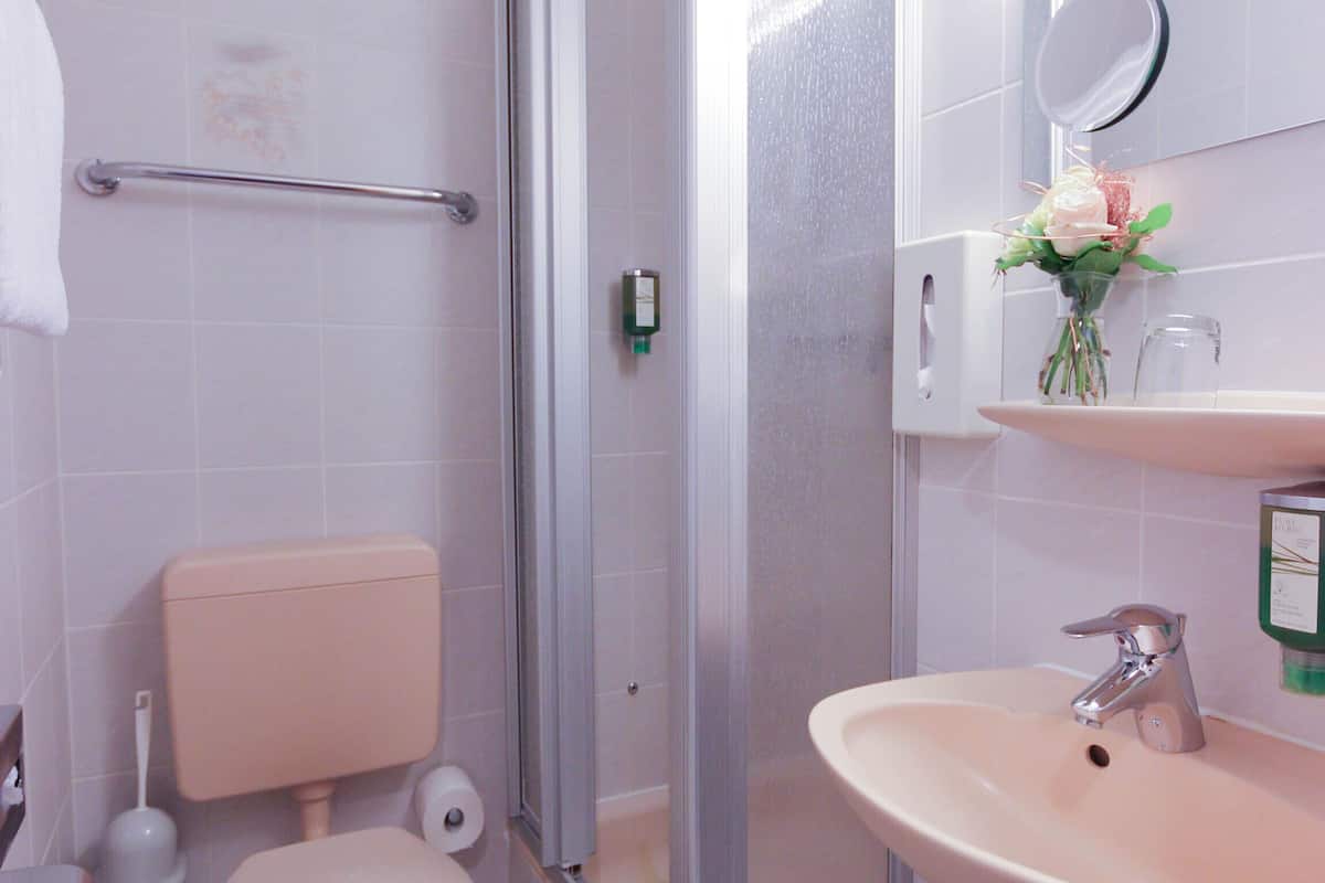 free toiletries, hair dryer, towels, soap