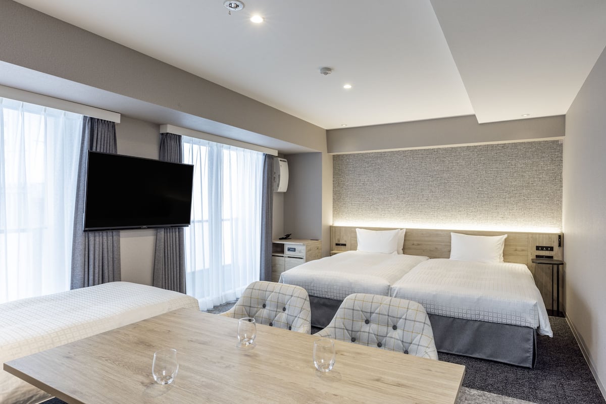 In-room safe, desk, blackout curtains, iron/ironing board