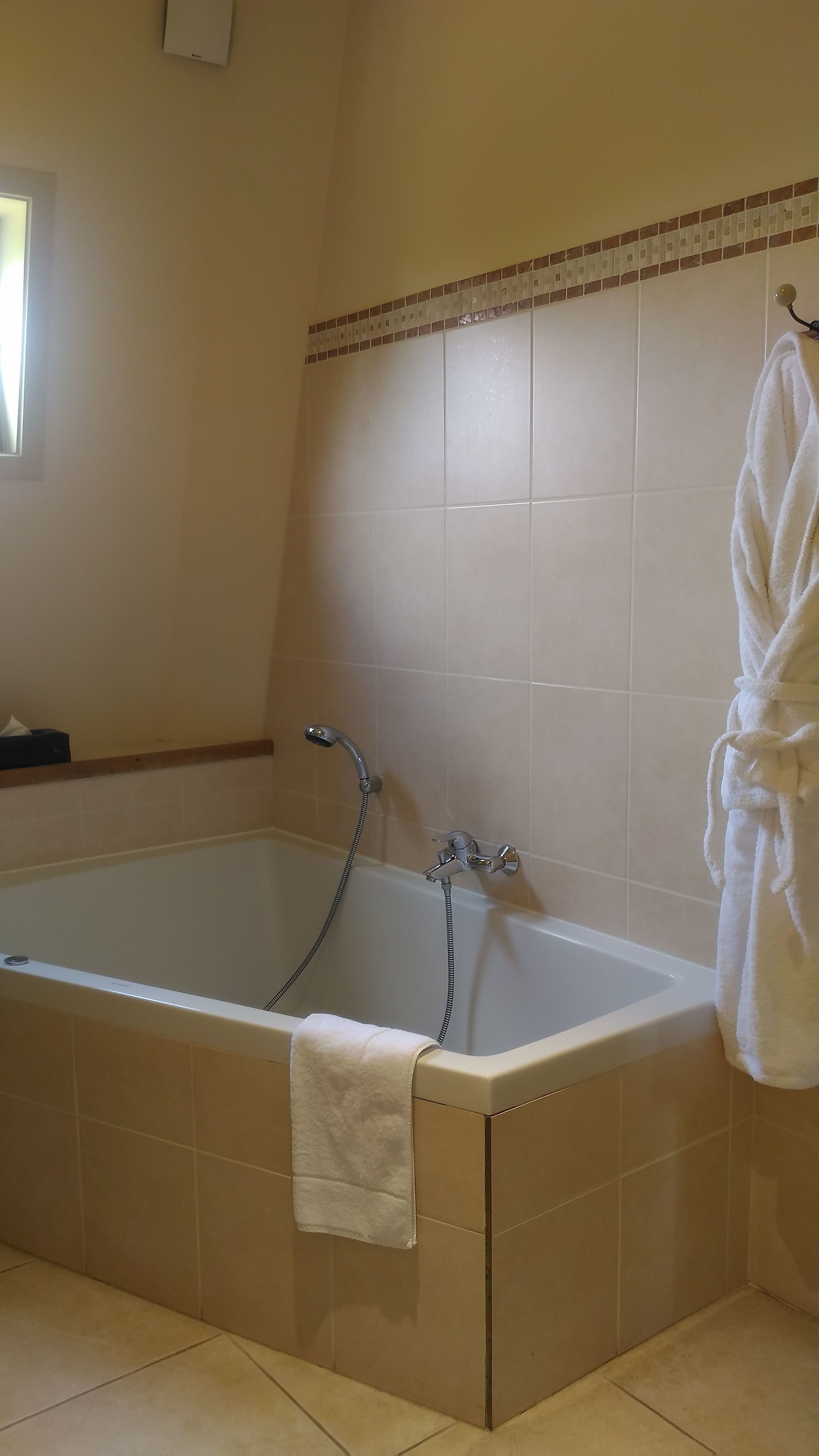 suite | bathroom | free toiletries, hair dryer, bathrobes, towels