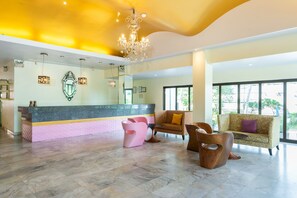 Sala de estar en el lobby