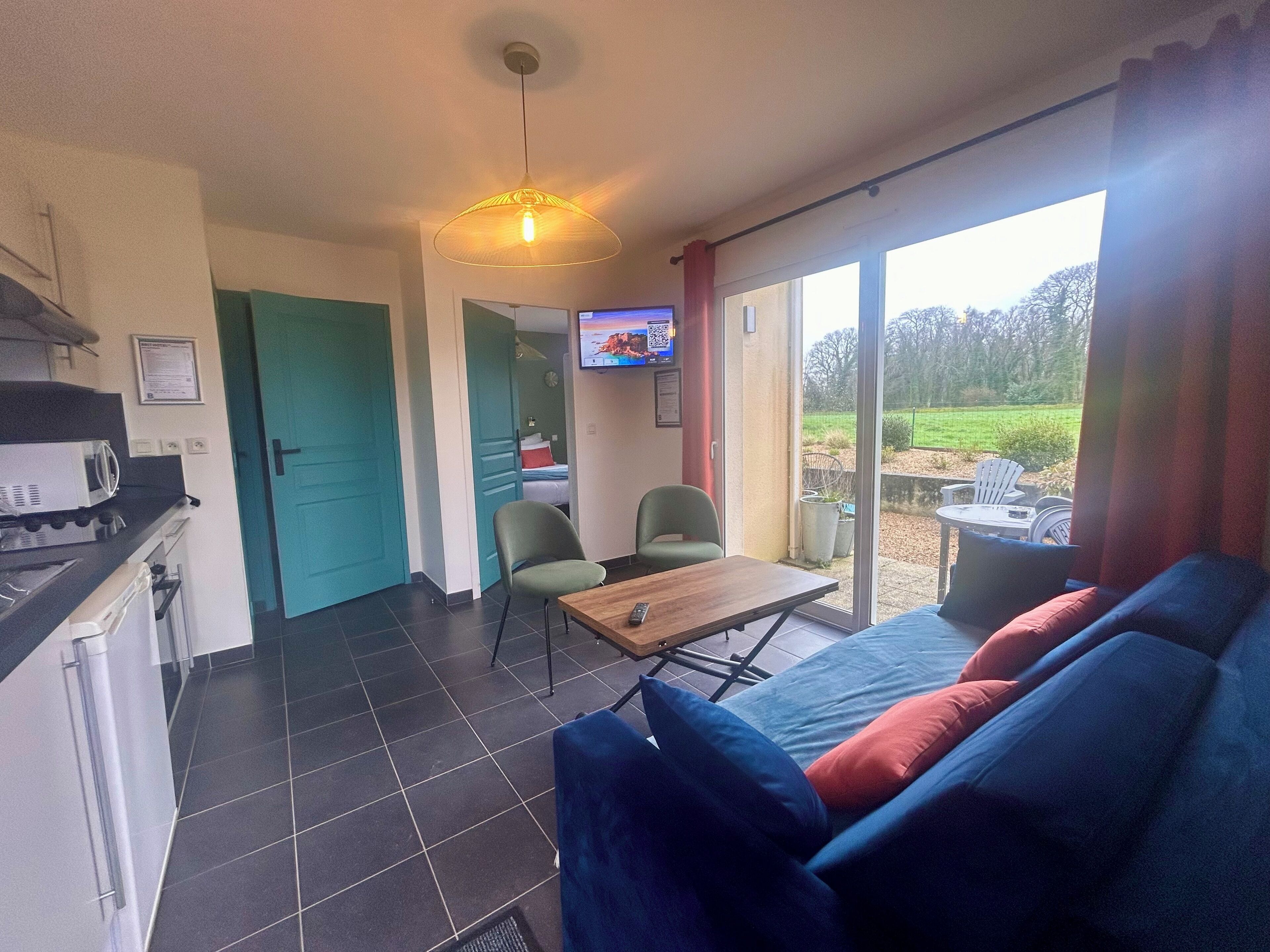 Deluxe Double Room, 1 Bedroom, Kitchen, Garden Area | View from property
