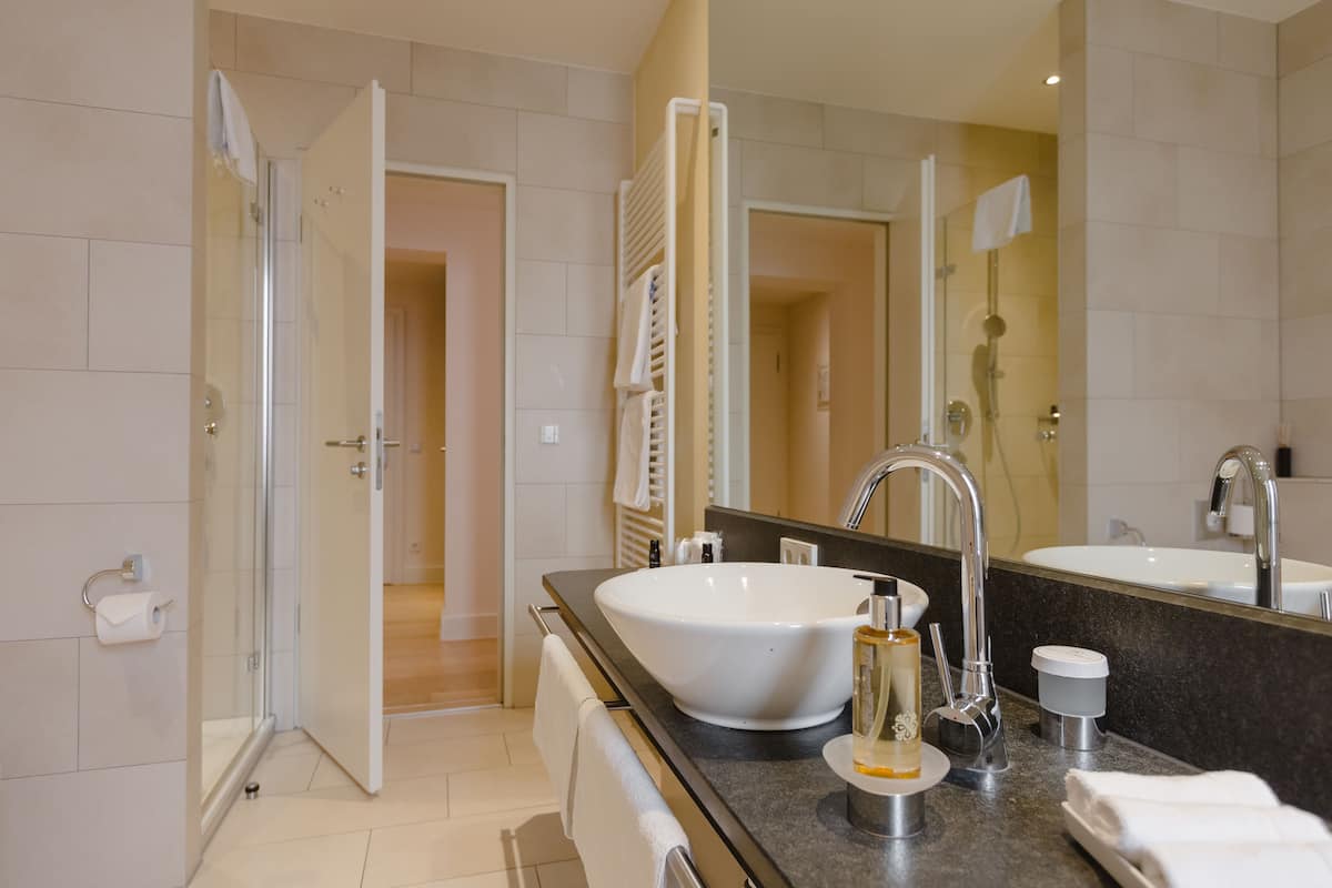 deluxe suite, park view | 1 bedroom, hypo-allergenic bedding, pillow-top beds, minibar