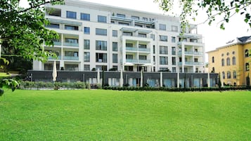 Blick von der Unterkunft