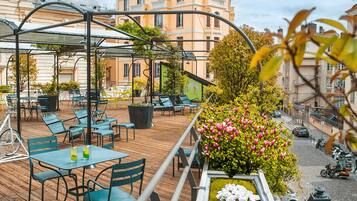 Terrasse sur le toit