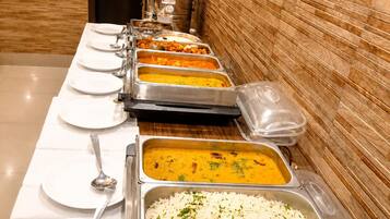 Buffet breakfast for a fee