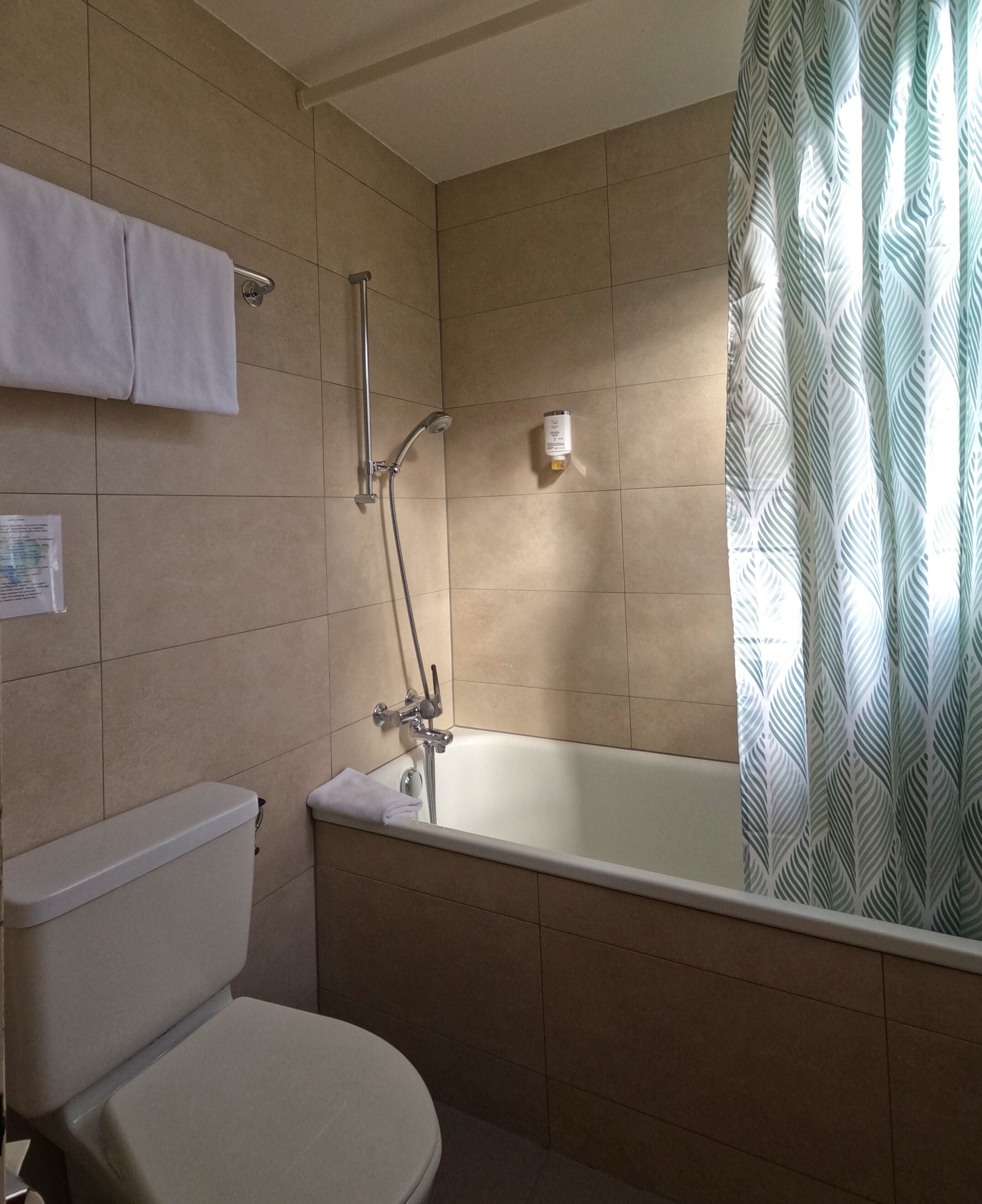 comfort double or twin room, multiple beds, mountain view, mountainside | bathroom | free toiletries, hair dryer, towels