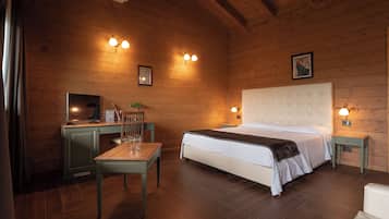 奢華木屋, 1 間臥室, 公園景觀 | 1 間臥室、義大利 Frette 床單、高級寢具、記憶床墊
