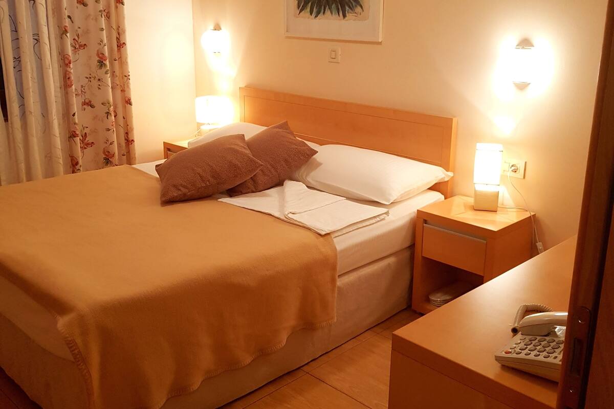 Double Room Single Use | In-room safe, desk, soundproofing, iron/ironing board