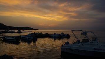 Blick von der Unterkunft