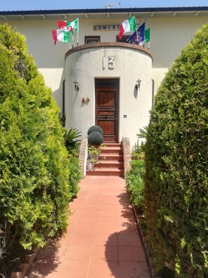 Fassade der Unterkunft