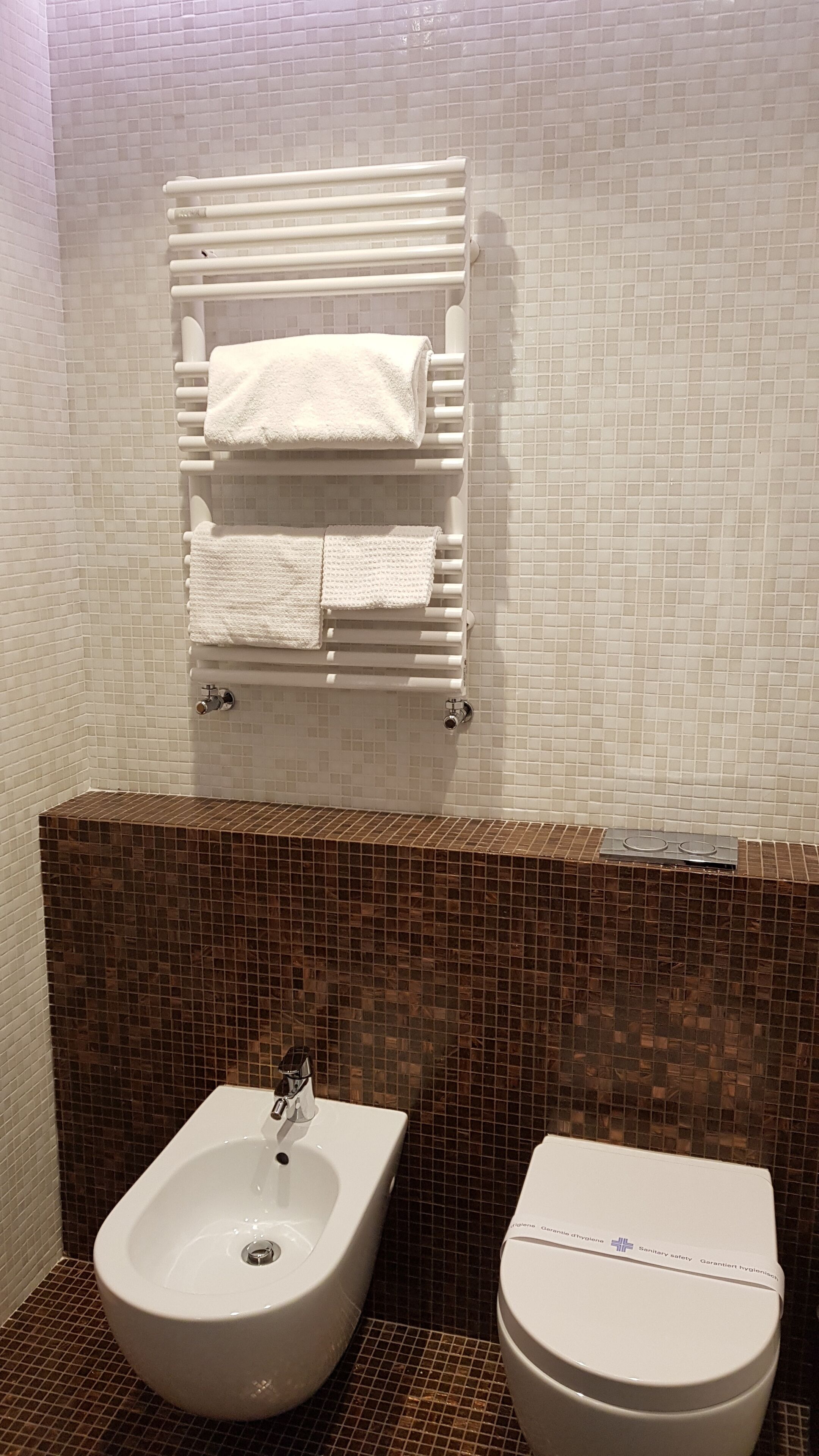 single room | bathroom | hair dryer, slippers, bidet, towels