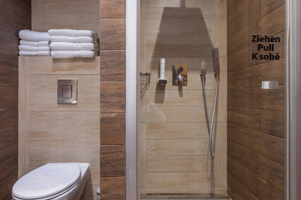 apartment, 2 bedrooms | bathroom | shower, hair dryer, towels