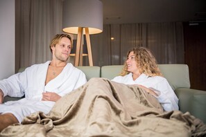 Sauna, bain à remous, hammam, soins corporels