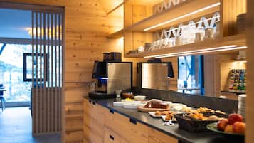 Daily buffet breakfast (EUR 12 per person)