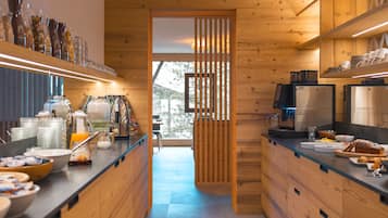 Daily buffet breakfast (EUR 12 per person)