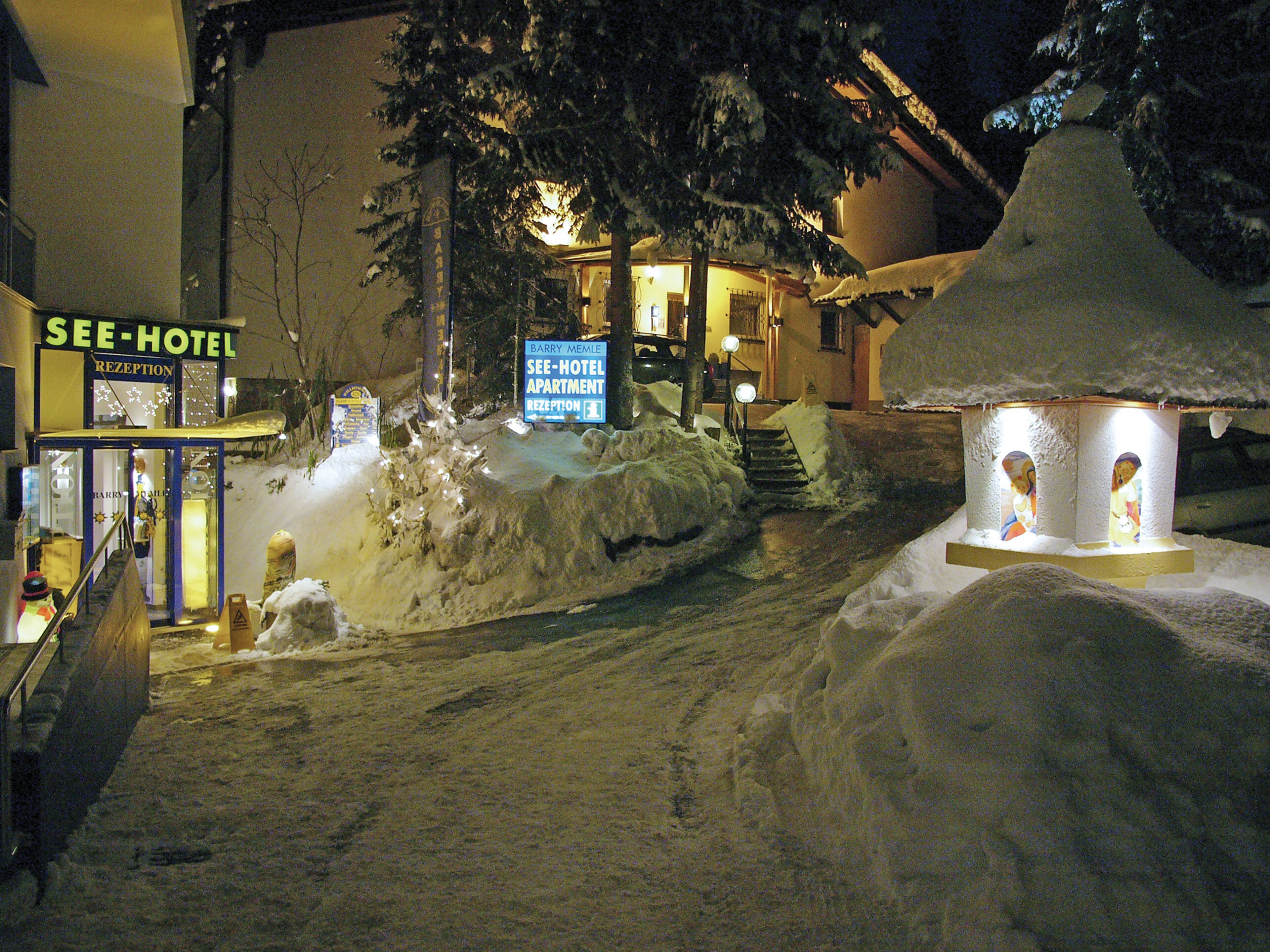 front of property – evening/night