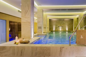 Sauna, hot tub, steam room, body treatments, body scrubs, facials