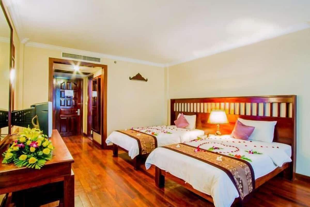 Ropa de cama de alta calidad y minibar