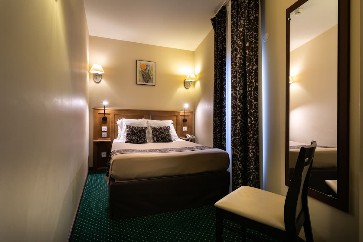 junior suite | premium bedding, desk, laptop workspace, blackout curtains
