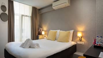 Minibar, in-room safe, desk, blackout curtains