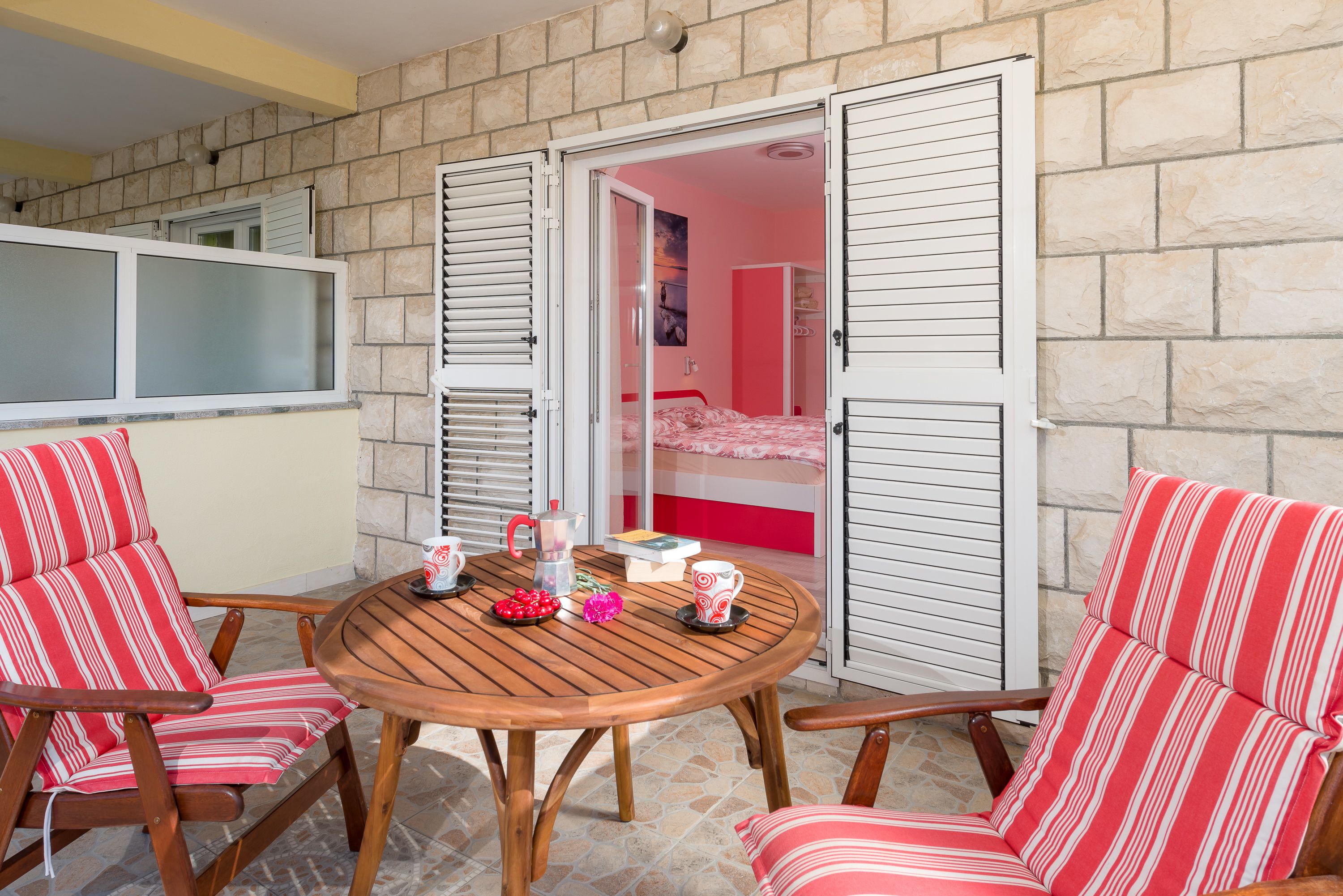 Private Room Rose | Balcony