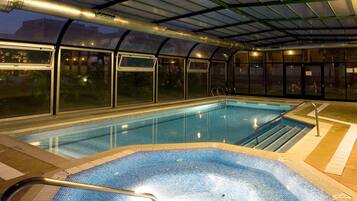 Indoor pool, outdoor pool