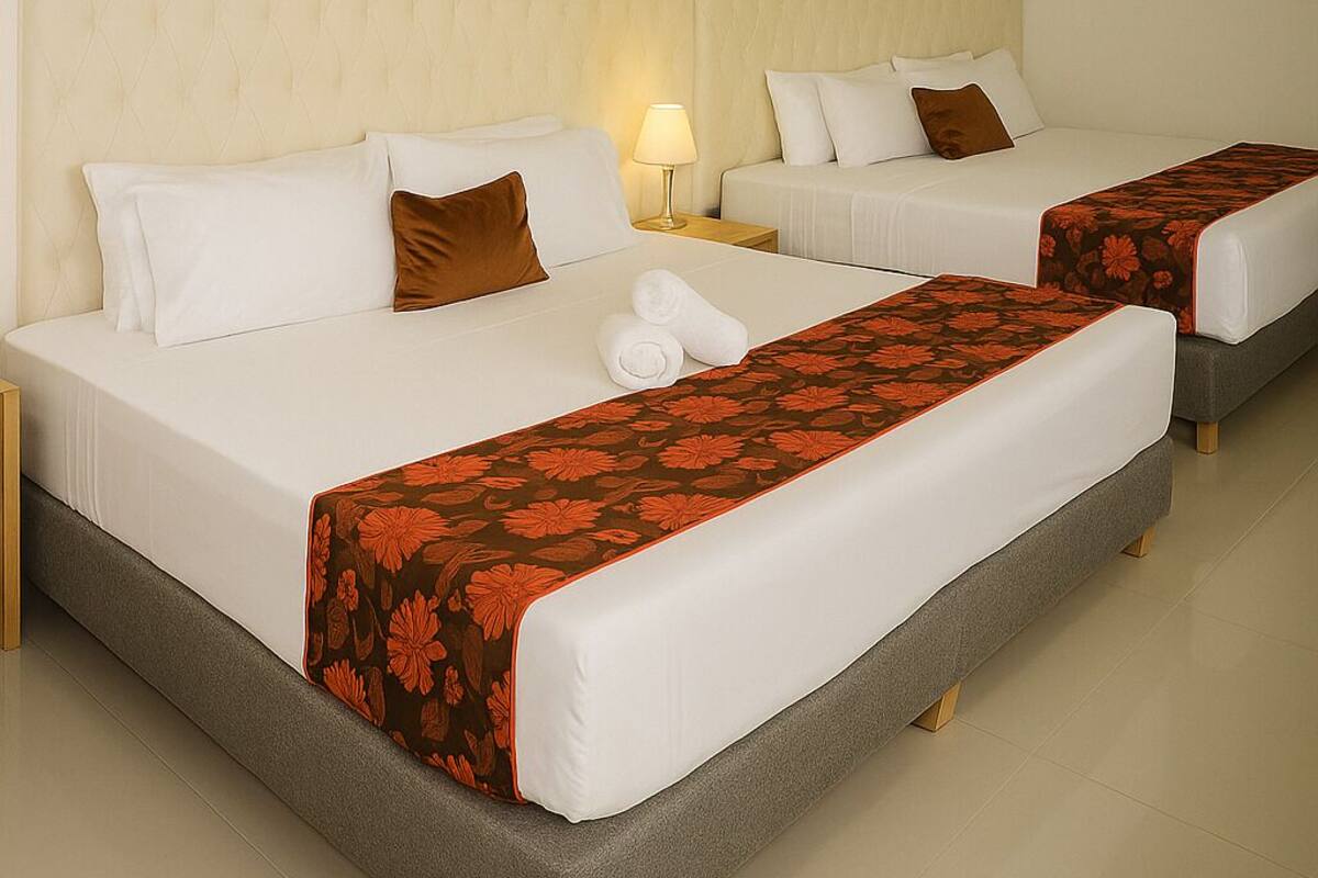 Premium bedding, in-room safe, desk, blackout curtains