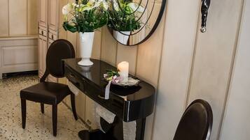 Sitteområde i lobbyen