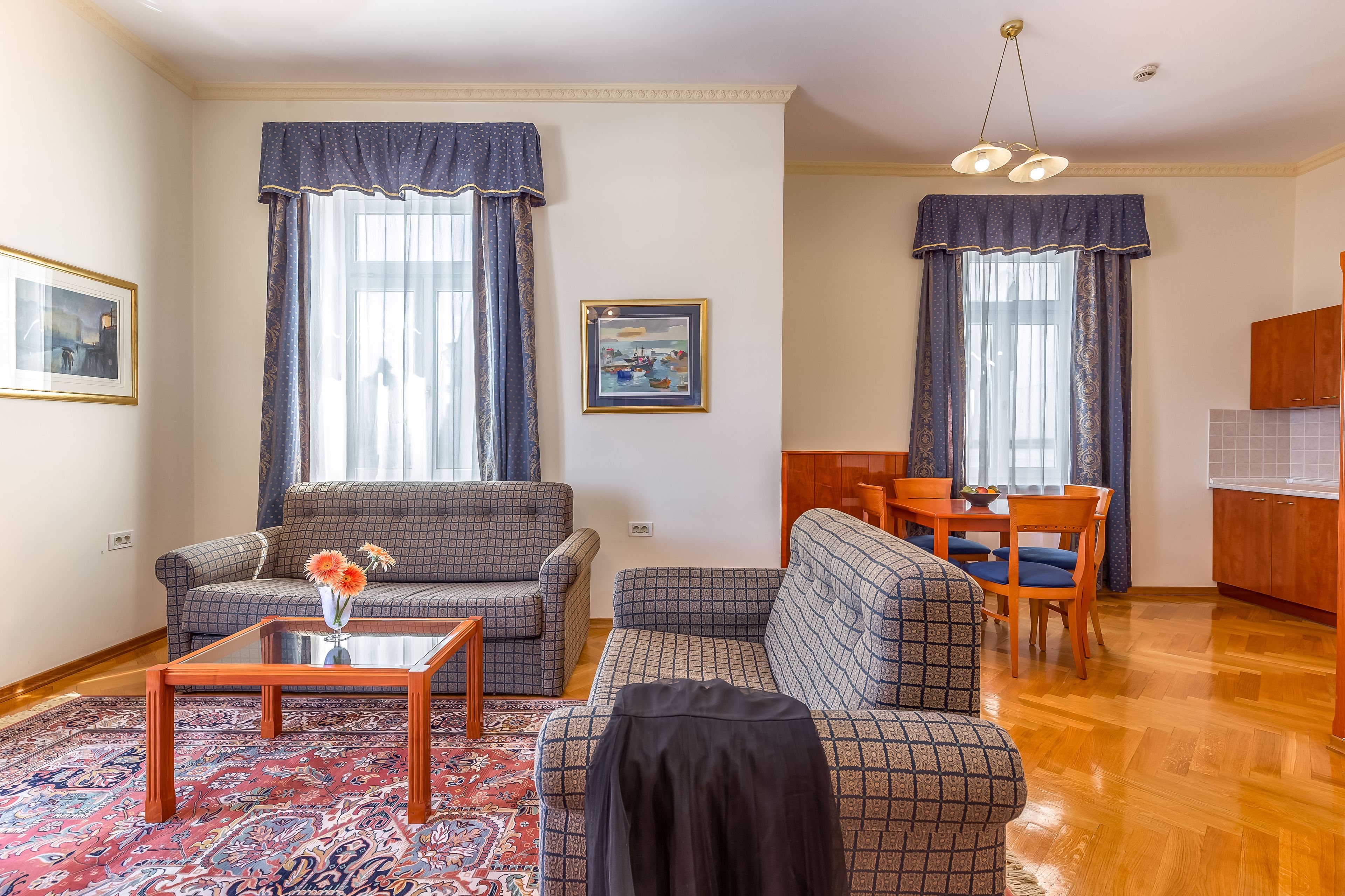 superior suite, 1 bedroom, balcony, sea view | minibar, in-room safe, desk, laptop workspace