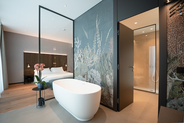 Suite Junior (Luxury) | 1 camera, biancheria da letto di alta qualità, copriletto in piuma