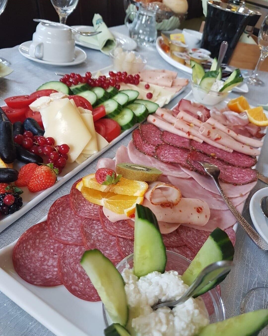 daily buffet breakfast (eur 8.50 per person)